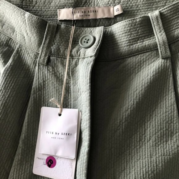 7115 By Szeki Pleated Skate Trouser in Aqua Size Small Brand New - Picture 4 of 5